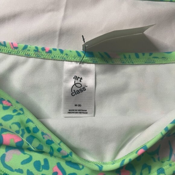 Art class for Girls Floral Green Bikini Set M (8) - Swimwear with tropical print - Picture 5 of 6